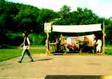 Free Bírek bigbít fest, hospoda na Cvičáku v Hlubočepích, 5.6.1999, foto Larysa